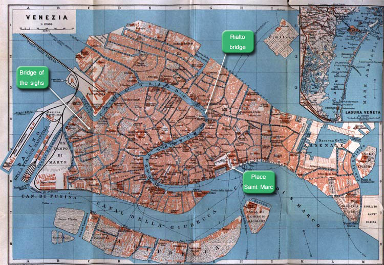 map of venice