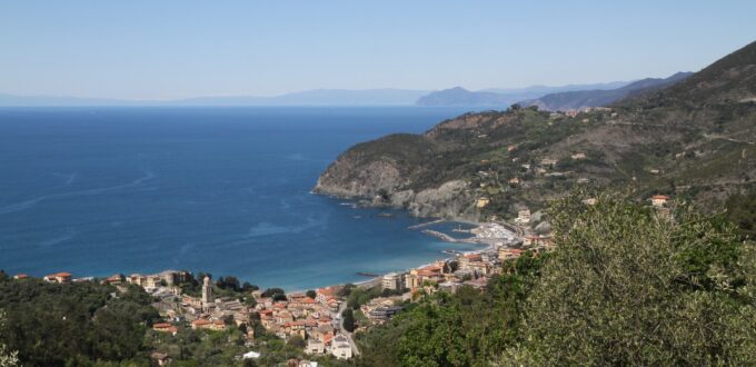 Photo du panorama sur Levanto, sentier vers Monterosso